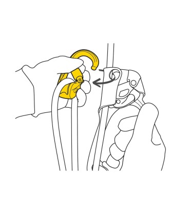 Petzl ROLLCLIP Z SCREW-LOCK karabiin