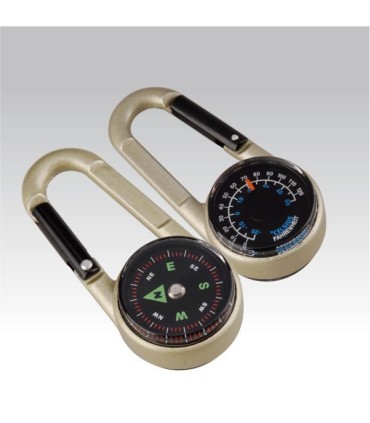 Munkees KARABIIN KOMPASSI JA TERMOMEETRIGA