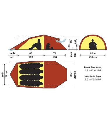 Hilleberg NALLO 4 GT telk