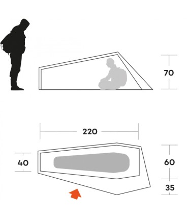 Ferrino PIUMA 1 telk