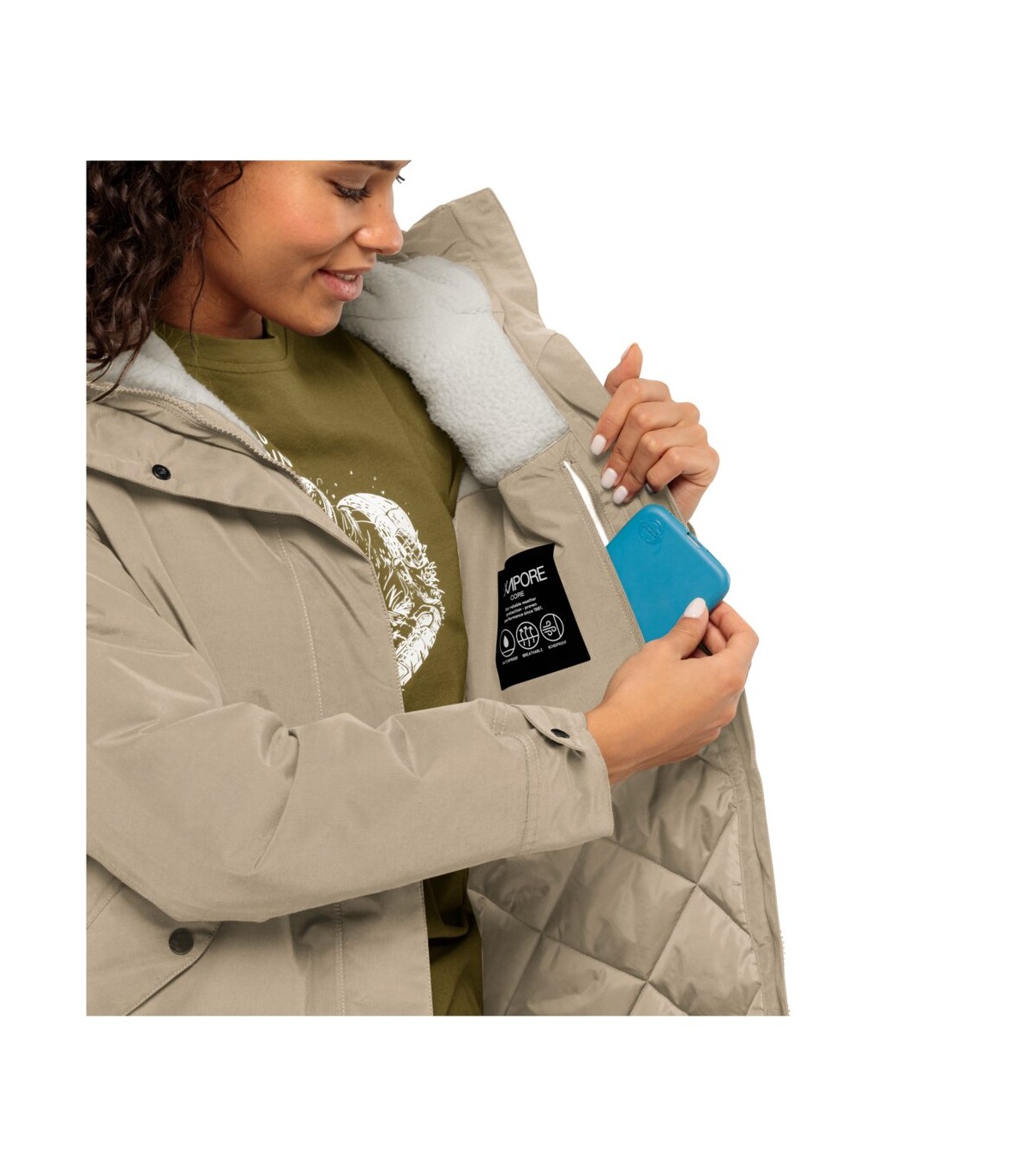 Jack Wolfskin TALFORST naiste parka