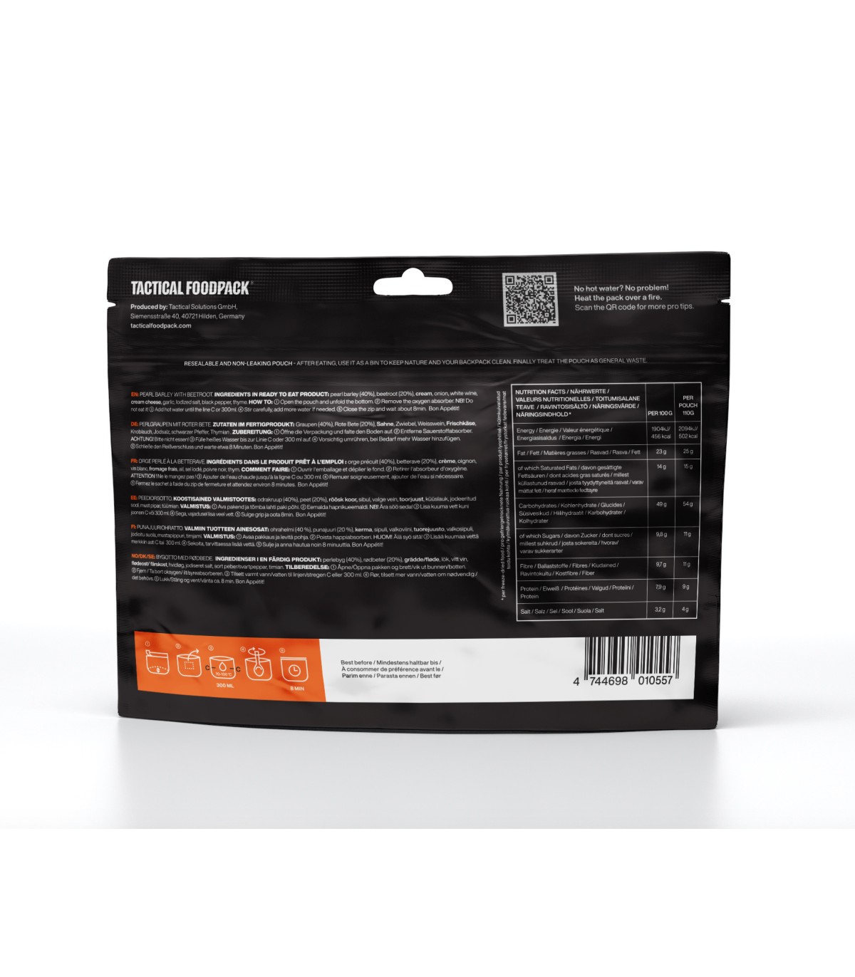 Tactical Solutions PEEDIORSOTO 110g matkatoit