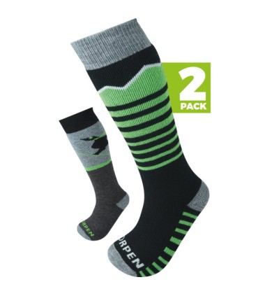 Lorpen T1 MERINO SKI ECO 2-PACK laste sokid
