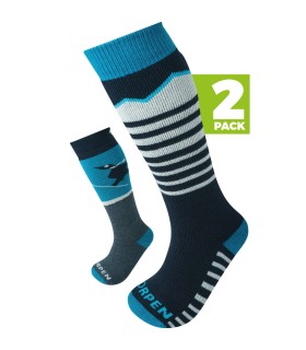 Lorpen T1 MERINO SKI ECO 2-PACK laste sokid