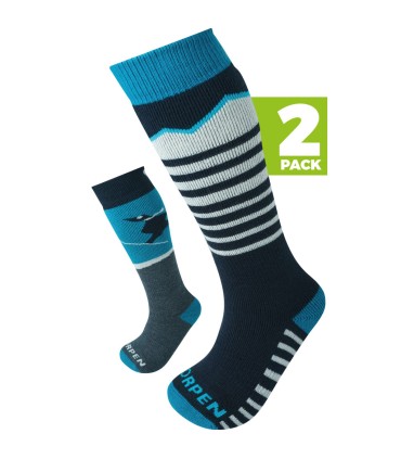Lorpen T1 MERINO SKI ECO 2-PACK laste sokid