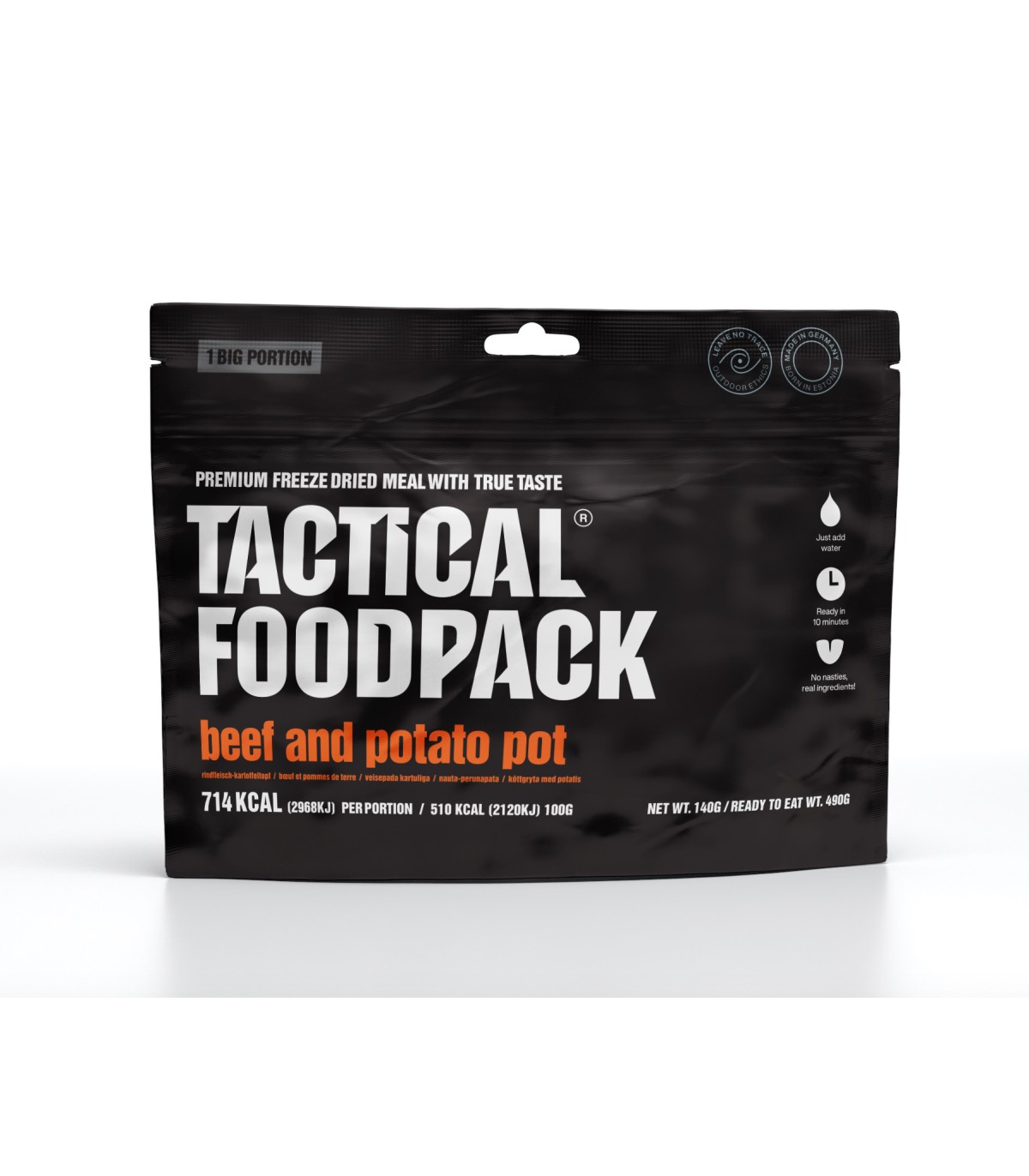 Tactical Solutions VEISE- JA KARTULIPADA 140g matkatoit