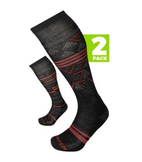 Lorpen T1 SKI MID ECO 2-PACK meeste sokid