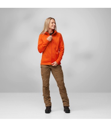 Fjällräven ABISKO GRID FLEECE HOODIE naiste fliis