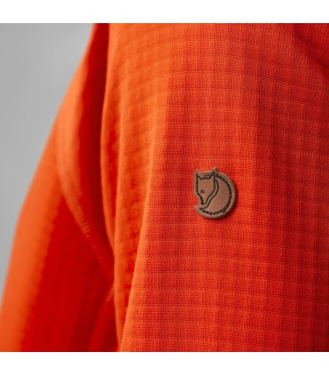 Fjällräven ABISKO GRID FLEECE HOODIE naiste fliis