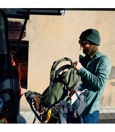 Fjällräven ABISKO GRID FLEECE HOODIE naiste fliis