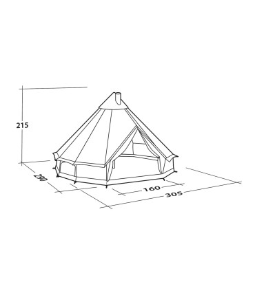 Robens KLONDIKE S tipi telk
