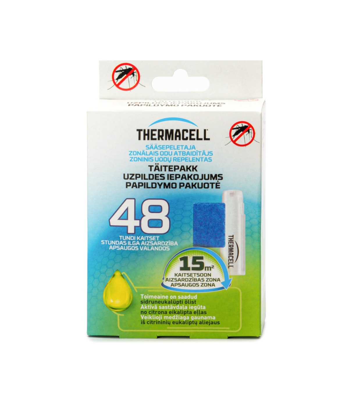 ThermaCell TÄITEPAKK CITRIODIOL HALO MINI ja MR300 sääsepeletajale