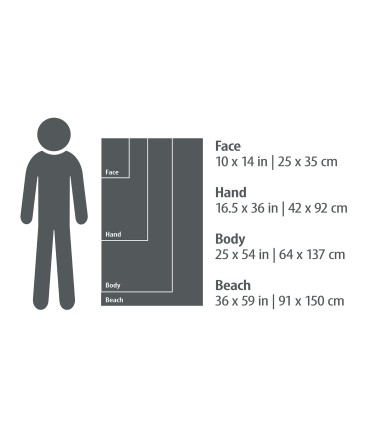 PackTowl PERSONAL HAND rätik