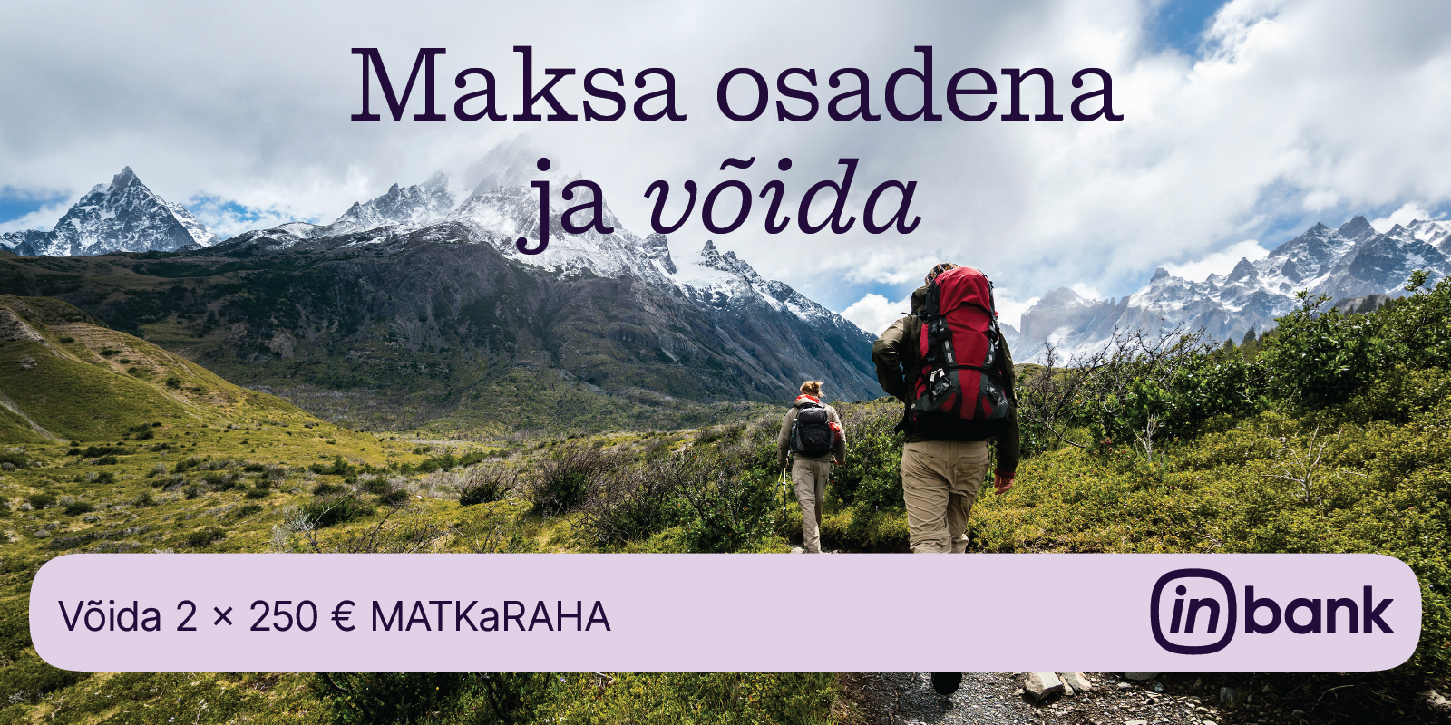 Inbank ja matkasport loosikampaania